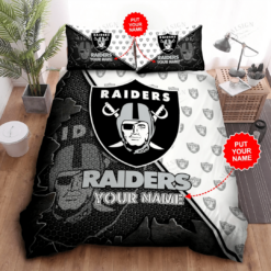 Personalized Las Vegas Raiders Bedding Set