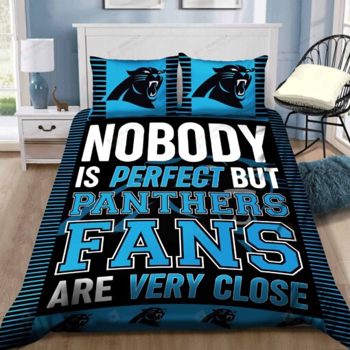 Carolina Panthers Bedding Set Duvet Cover Pillow Cases
