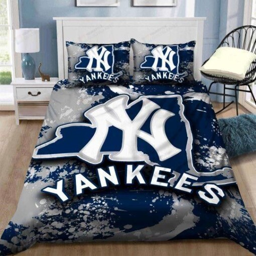 New York Yankees Customize Duvet Cover Bedding Set