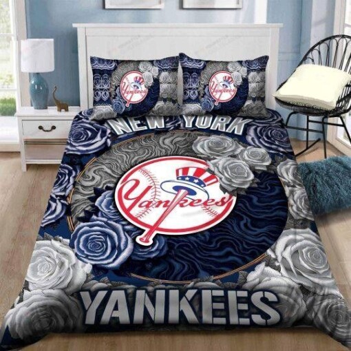 New York Yankees Customize Duvet Cover Bedding Set