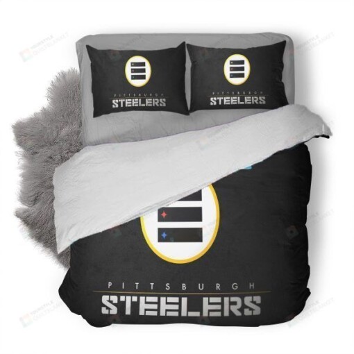 Nfl Pittsburgh Steelers Duvet Cover Bedding Set