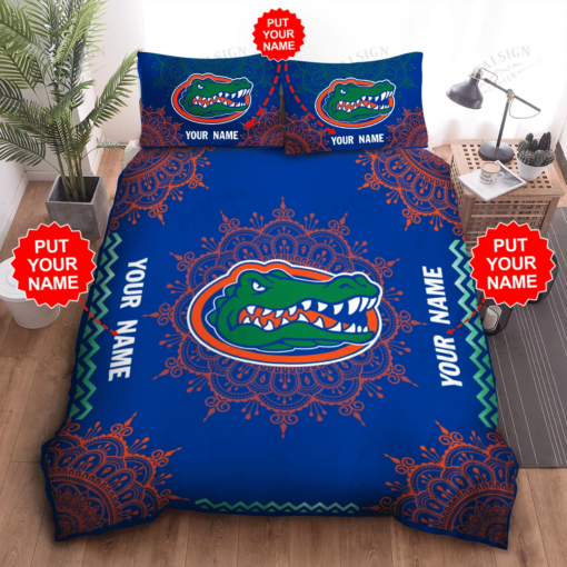 Personalized Florida Gators Bedding Set