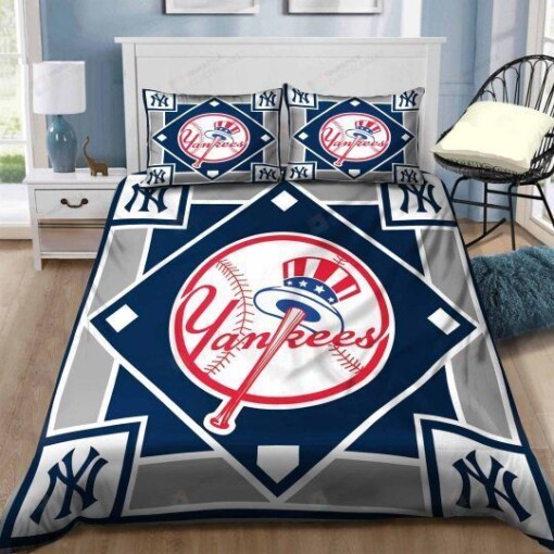 New York Yankees Bedding Set Duvet Cover Pillow Cases