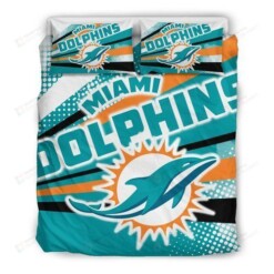 Colorful Shine Amazing Miami Dolphins D Duvet Cover Bedding Sets