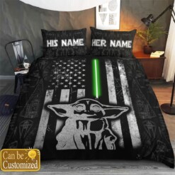 Personalized Star Wars Duvet Cover Pillowcase Bedding Set