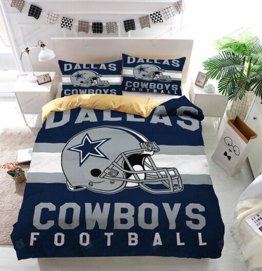 Dallas Cowboys Football Logo Custom Duvet Cover Bedding Set