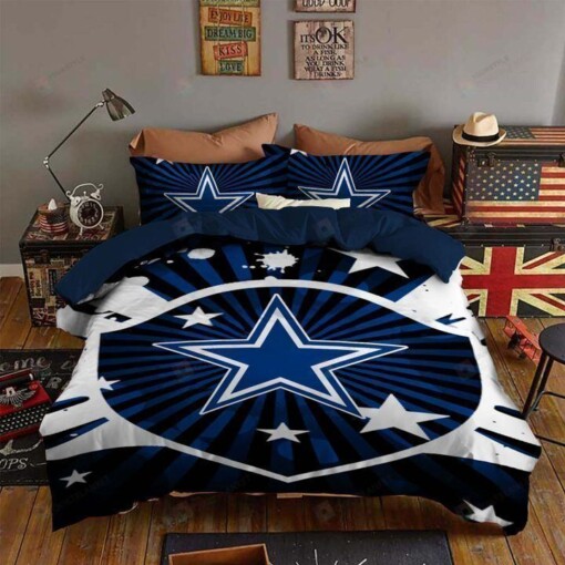 Dallas Cowboys Bedding Set Duvet Cover Pillow Cases