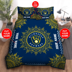 Personalized Milwaukee Brewers Bedding Set