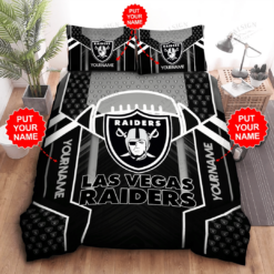 Personalized Las Vegas Raiders Bedding Set