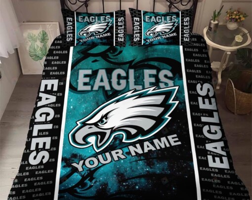 Philadelphia Eagles Bedding Set Custom Name Philadelphia Eagles Duvet Covers