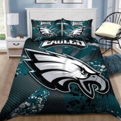 Philadelphia Eagles Bedding Set Duvet Cover Pillow Cases