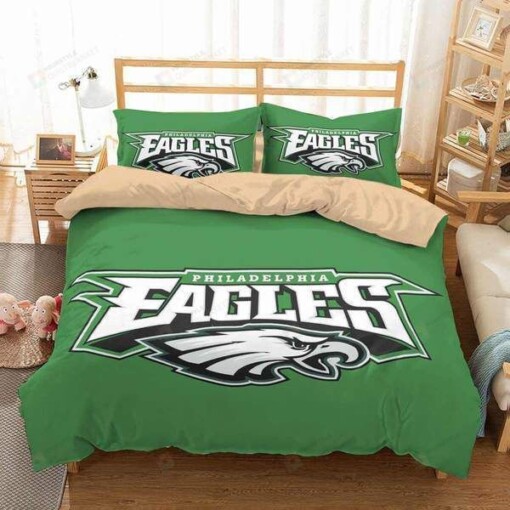 Philadelphia Eagles Logo Bedding Set Duvet Cover Pillow Cases