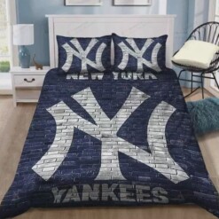 New York Yankees B Bedding Set Duvet Cover Pillow Cases