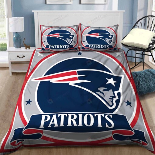 New England Patriots Bedding Set Sleepy Duvet Cover Pillow Cases