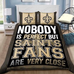 New Orleans Saints Bedding Set Duvet Cover Pillow Cases