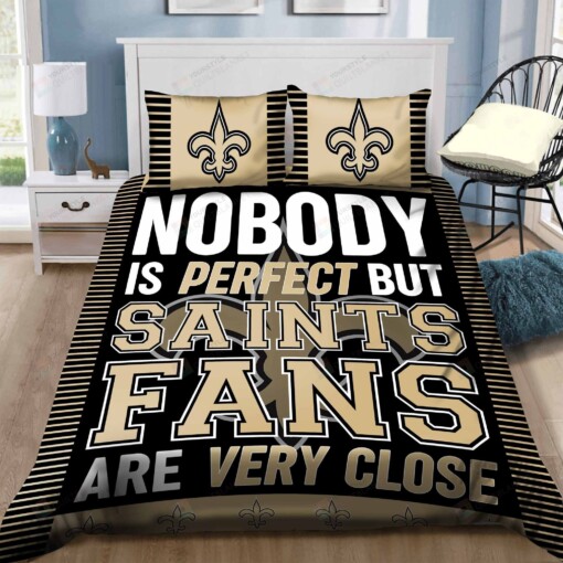 New Orleans Saints Bedding Set Duvet Cover Pillow Cases