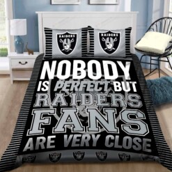 Las Vegas Raiders Bedding Set Duvet Cover Pillow Cases