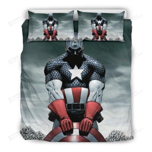 Captain America ? Bedding Set (Duvet Cover & Pillowcases)