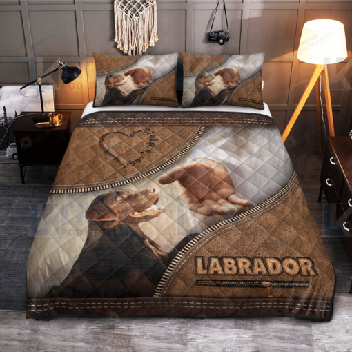 Labrador God Hand Quilt Bedding Set