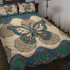 Butterfly Quilt Bedding Set