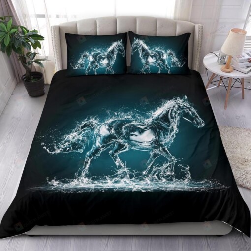 Water And Horse Shape Bedding Set Bed Sheet Spread Comforter Duvet Cover Bedding Sets