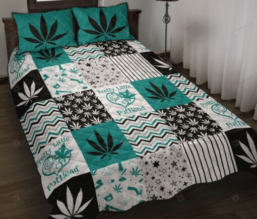 Weed Pattern Quilt Bed Sheets Spread Duvet Cover Bedding Sets