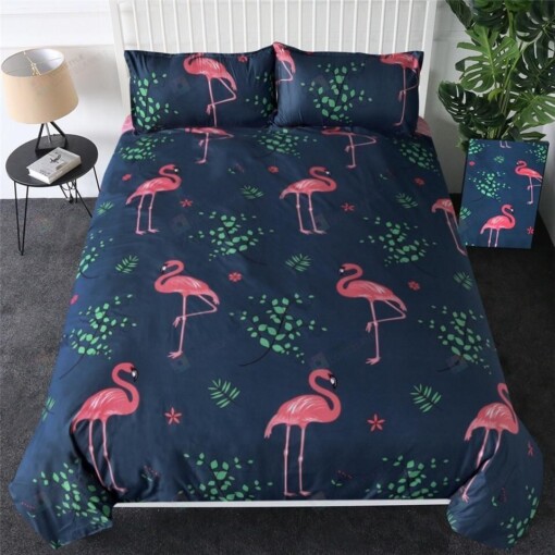 Flamingo Bed Sheets Spread Duvet Cover Bedding Sets