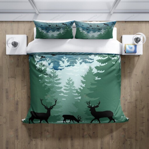 Deers Bed Sheets Duvet Cover Bedding Sets