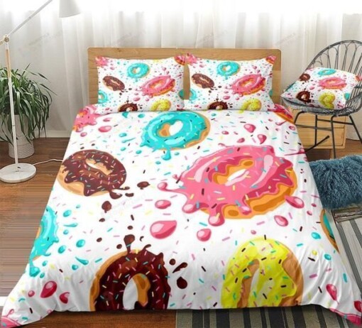 Donut Cotton Bed Sheets Spread Comforter Duvet Cover Bedding Sets