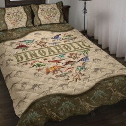 DinoAholic Quilt Bed Set Bedding Set