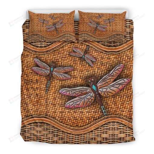 I Love Dragonflies Duvet Cover Bedding Set