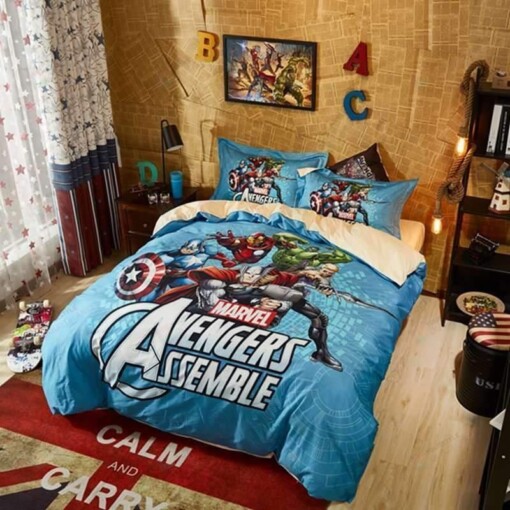 Bedding Set Marvel Avengers Assemble Bed In A Bag