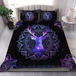 Beautiful Mandala Deer Pattern Bed Sheets Duvet Cover Bedding Sets