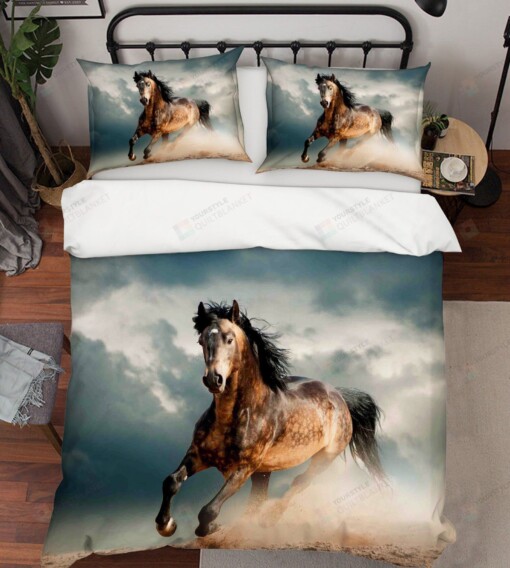 3D Horse Bedding Set Bed Sheets Spread Comforter Duvet Cover Bedding Sets