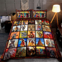 Native Americans Bed Sheets Spread Comforter Duvet Cover Bedding Sets