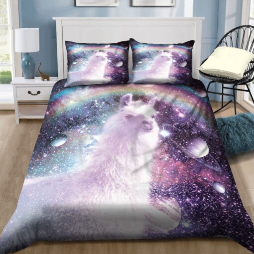 Llama Cotton Bed Sheets Spread Comforter Duvet Cover Bedding Sets