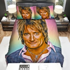 Rod Stewart Bed Sheets Spread Comforter Duvet Cover Bedding Sets