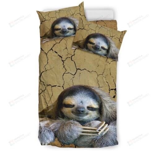 Sloth Bedding Set Cotton Bed Sheets Spread Comforter Duvet Cover Bedding Sets