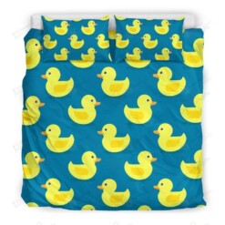 Rubber Duck Bed Sheets Spread Comforter Duvet Cover Bedding Sets