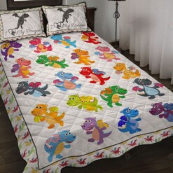 Dragon Pattern Style Quilt Bedding Set