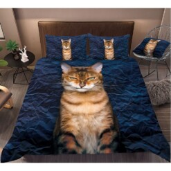 Cat Bedding Set Cotton Bed Sheets Spread Comforter Duvet Cover Bedding Sets