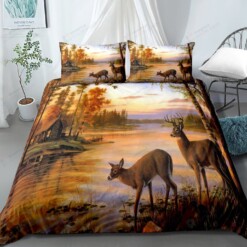 Deers Bed Sheets Duvet Cover Bedding Sets