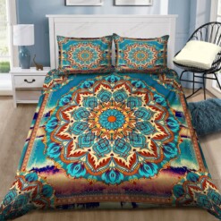 Mandala Cotton Bed Sheets Spread Comforter Duvet Cover Bedding Sets