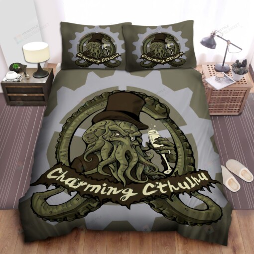 Charming Cthulhu Bed Sheets Spread Comforter Duvet Cover Bedding Sets