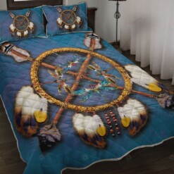 Dragonfly Dreamcatcher Quilt Bedding Set