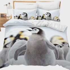 Penguin Bedding Set  Bed Sheets Spread Comforter Duvet Cover Bedding Sets