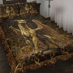 Dragon Quilt Bedding Set