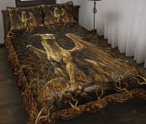 Dragon Quilt Bedding Set