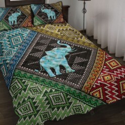 Elephant Quilt Bedding Set