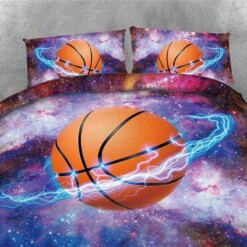 Basketball Cotton Bed Sheets Spread Comforter Duvet Cover Bedding Sets